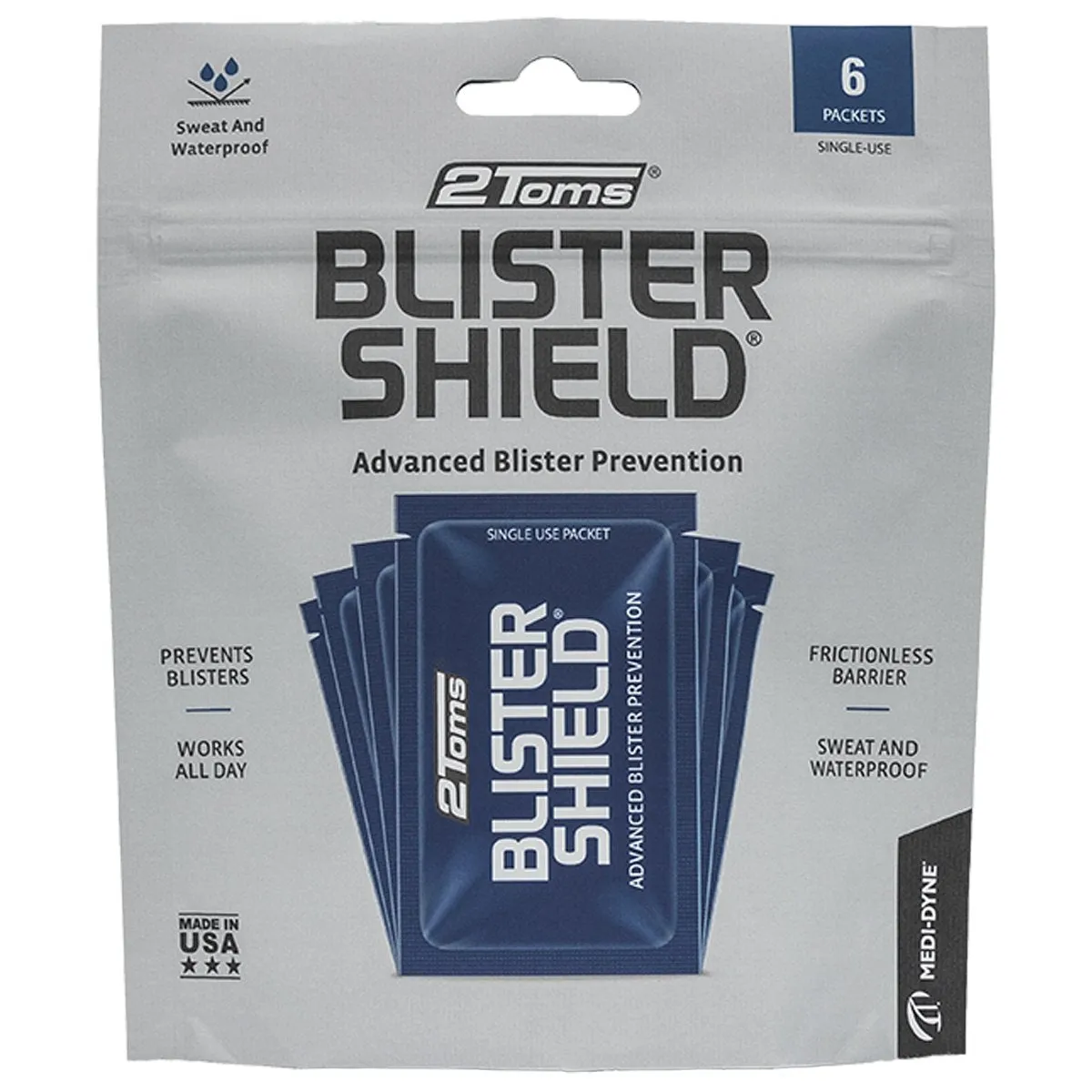 2TOMS BLISTERSHIELD 6 PACK