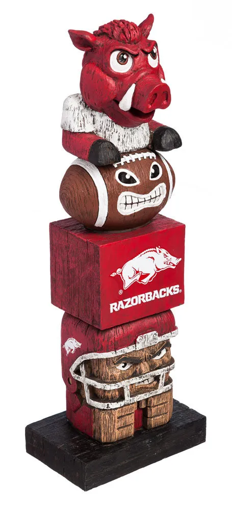 Arkansas Razorbacks Tiki Team Totem