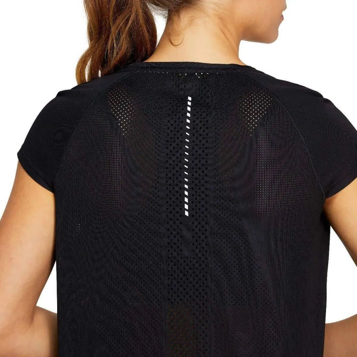 Asics Future Ventilate Short Sleeve Womens Running Top - Black