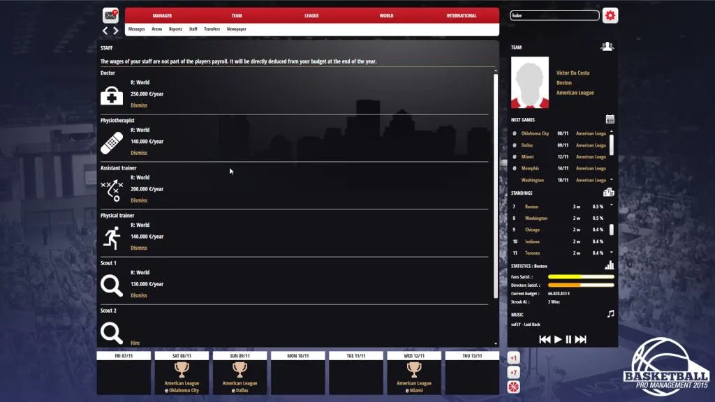 Basketball Pro Management 2015 (PC)