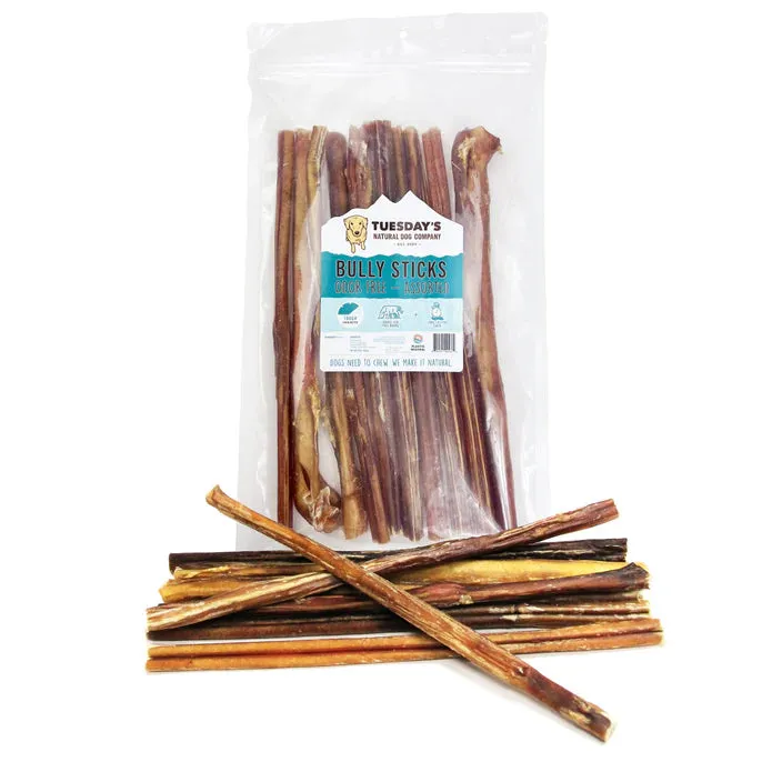 Bully Sticks by the Bag-No Odor 12" : 16 oz