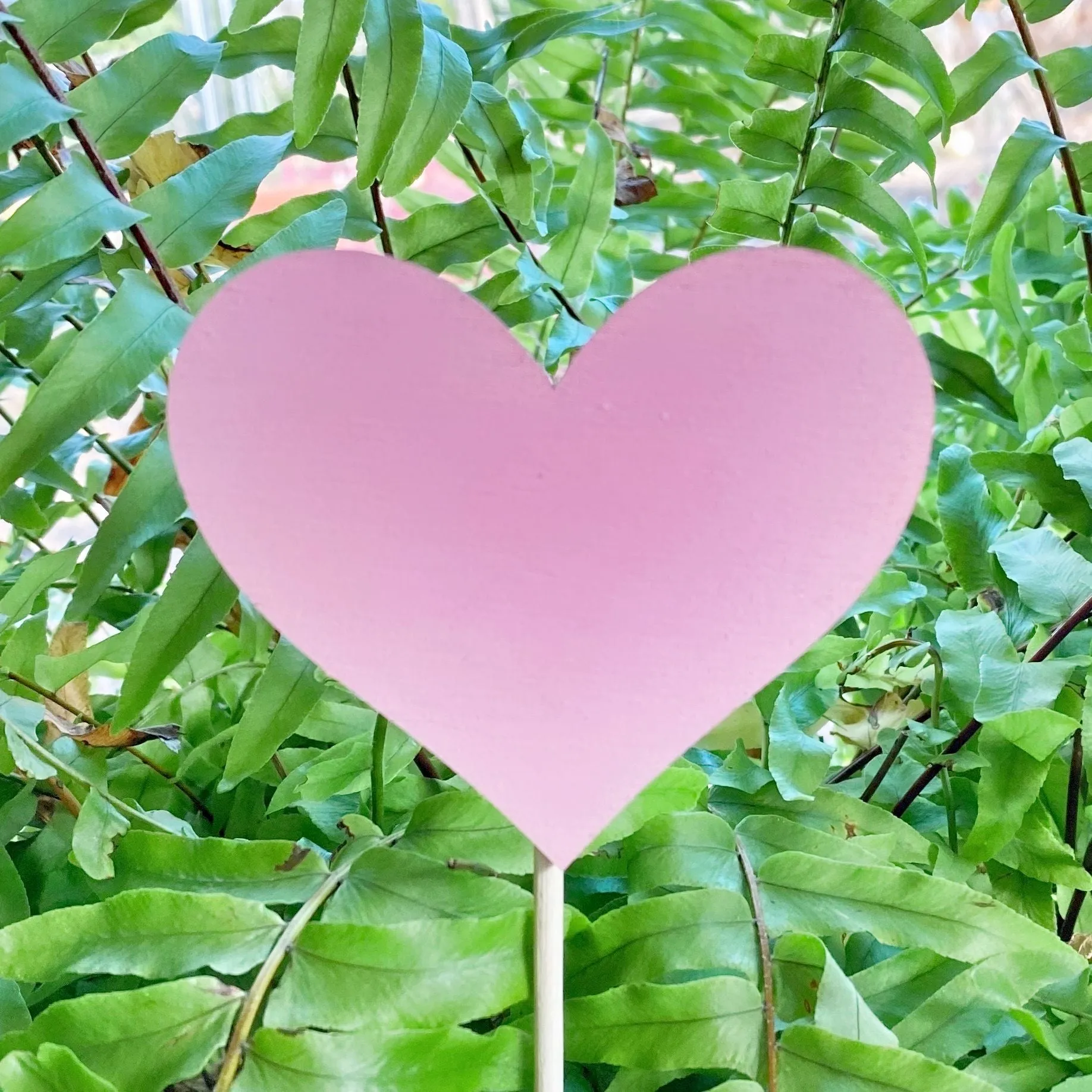 Classic Heart Garden Stakes