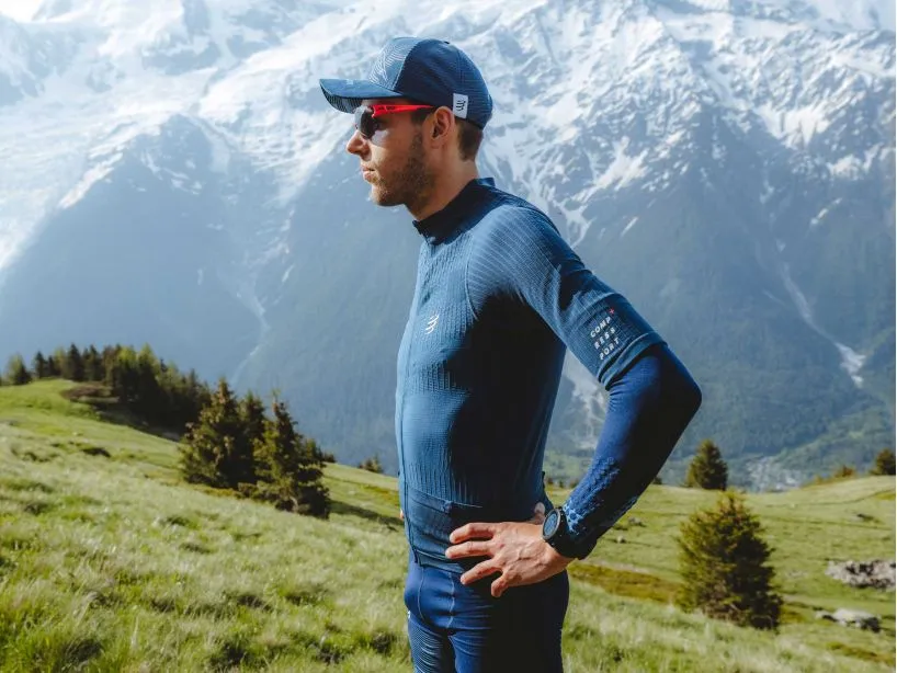 Compressport Unisex's Arm Force Ultralight - UTMB 2021:Blue - SU00029L_500