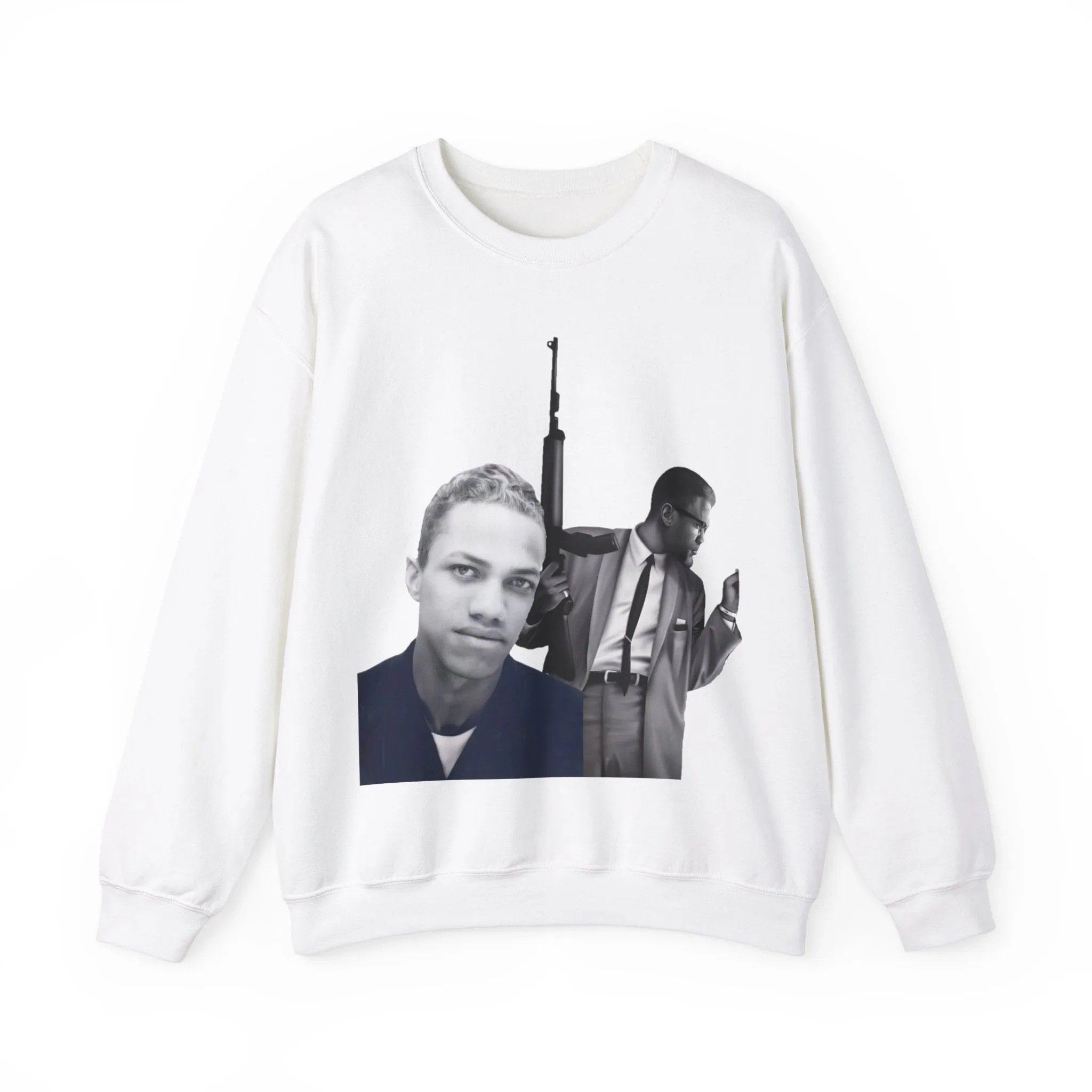 Detroit Red vs Malcolm X: Unisex Crewneck Sweatshirt