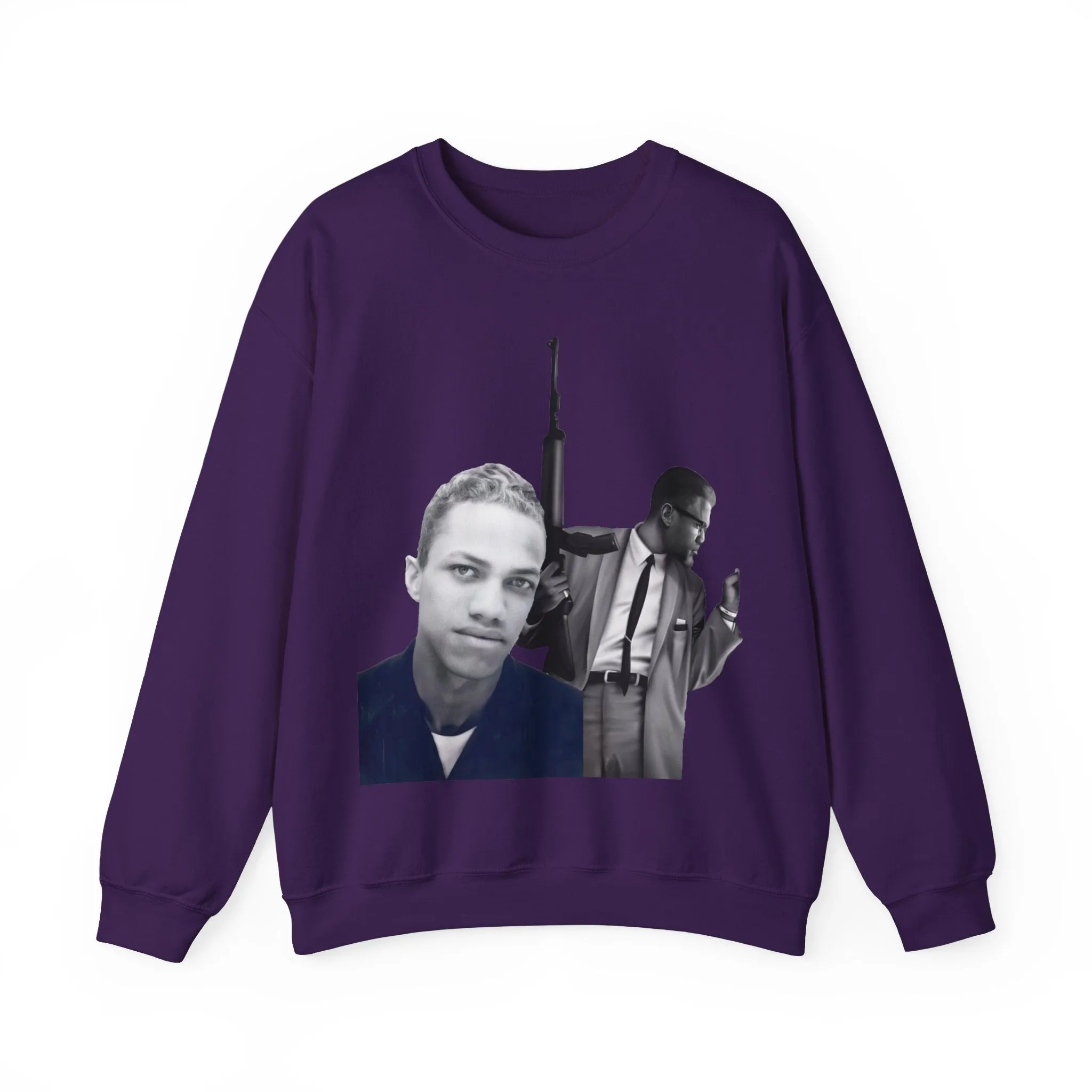 Detroit Red vs Malcolm X: Unisex Crewneck Sweatshirt