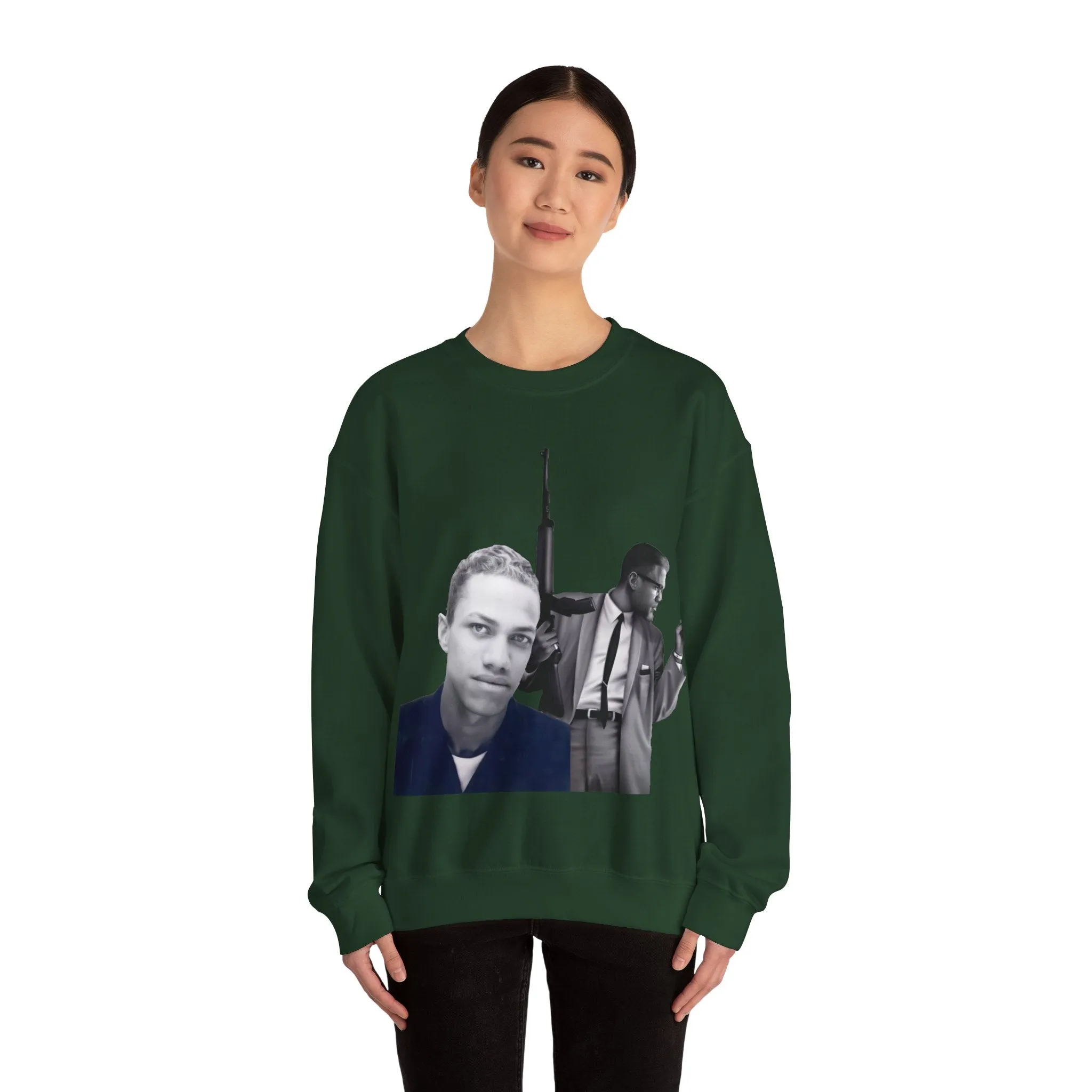 Detroit Red vs Malcolm X: Unisex Crewneck Sweatshirt