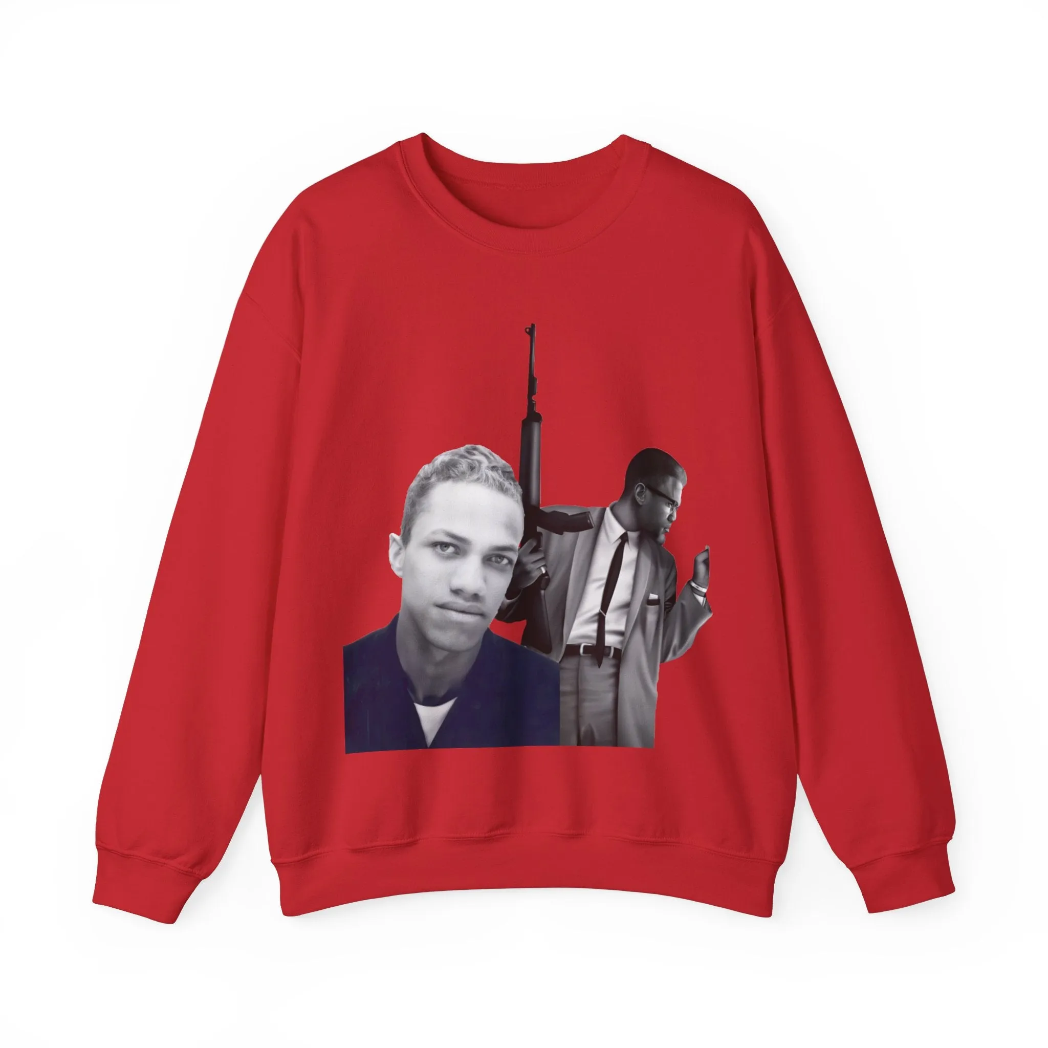 Detroit Red vs Malcolm X: Unisex Crewneck Sweatshirt
