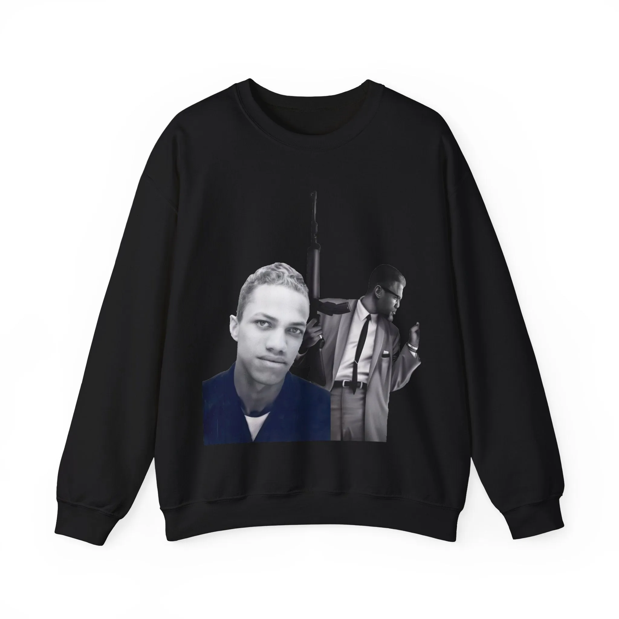 Detroit Red vs Malcolm X: Unisex Crewneck Sweatshirt