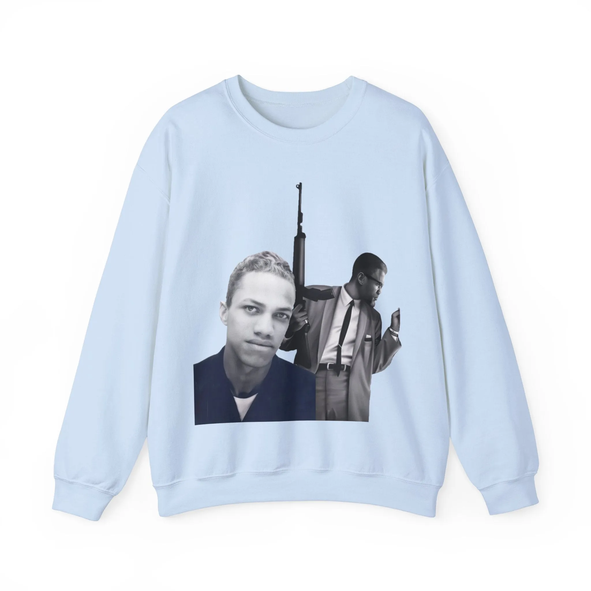 Detroit Red vs Malcolm X: Unisex Crewneck Sweatshirt