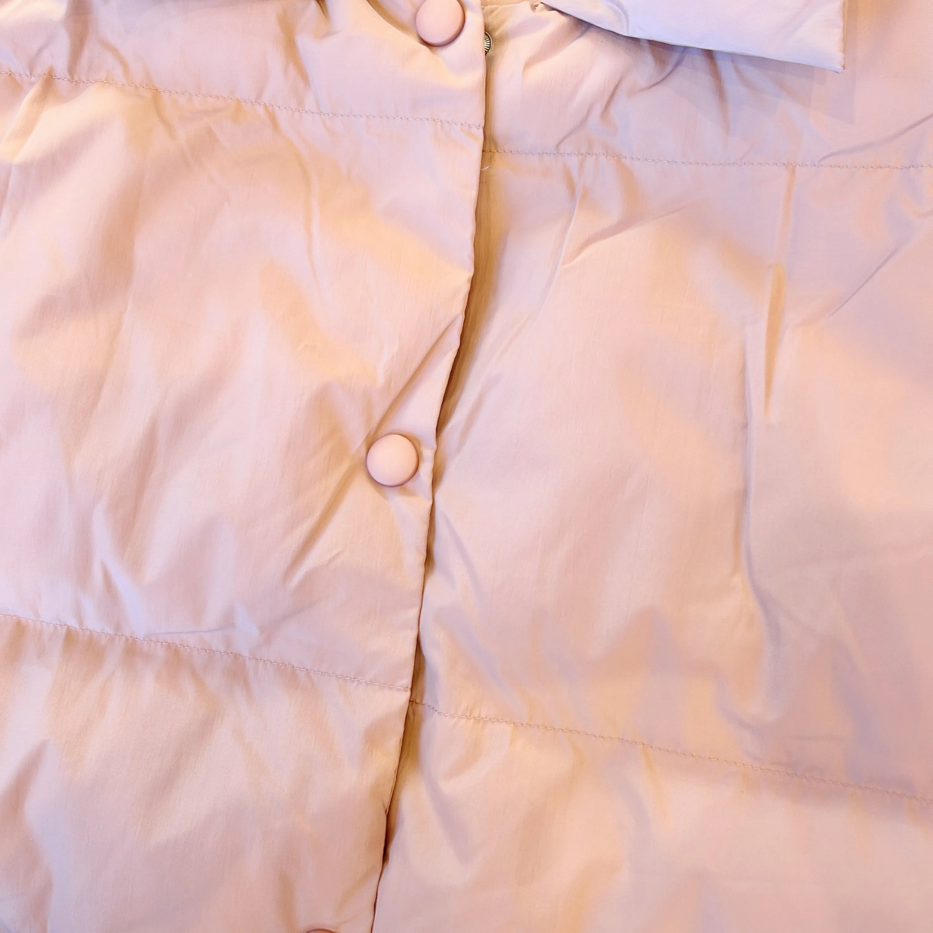 Dusty Mauve Puffer Vest~Final Sale