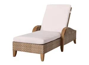 Eastern Shores Woven & Teak Outdoor Adjustable Chaise