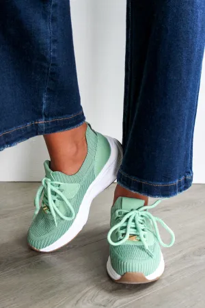 Easy Run Slip On Sneaker • Green