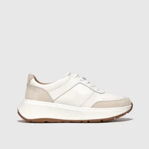 F-Mode L/S White Comfort Sneakers - FR1-194