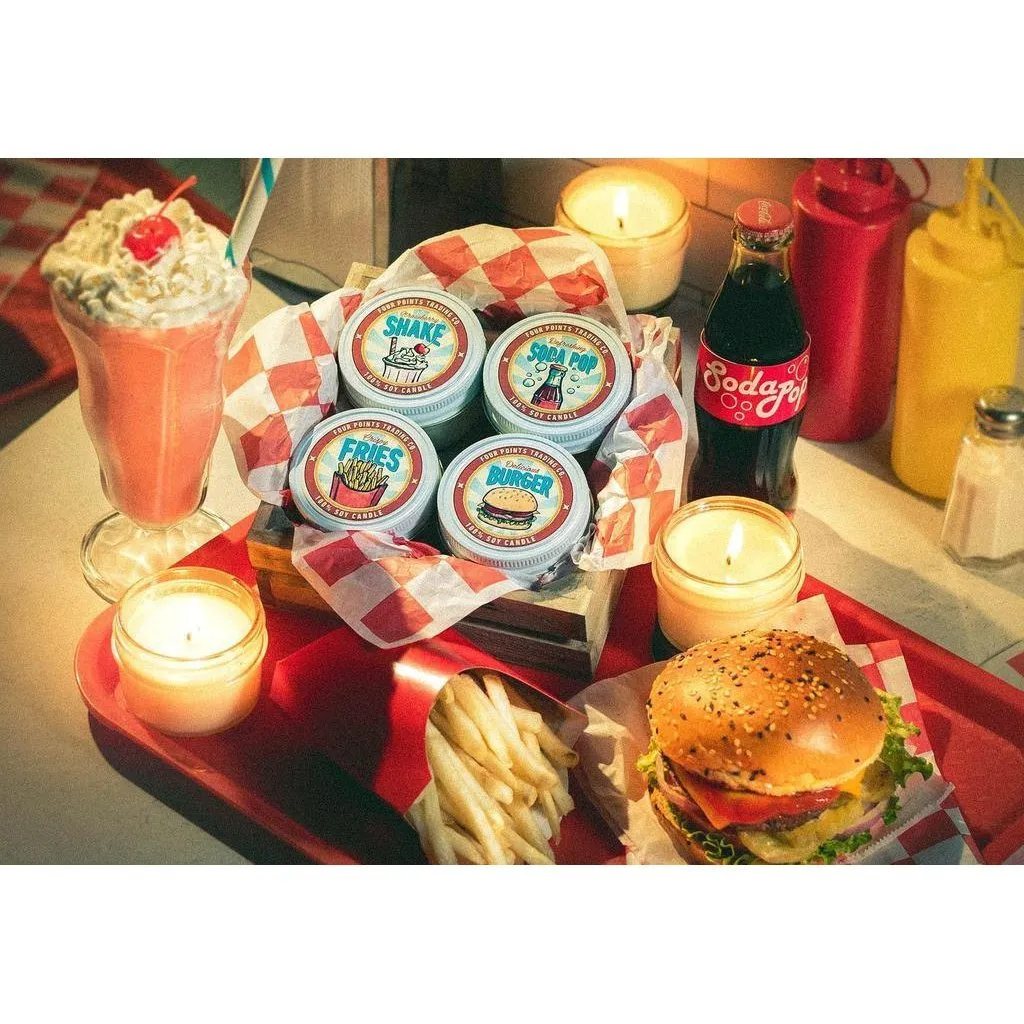 Four Point's Trading Company Classic 50's Candle Set