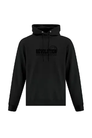Hoodie classique  Noir - Ton sur ton - Club de Basketball Révolution