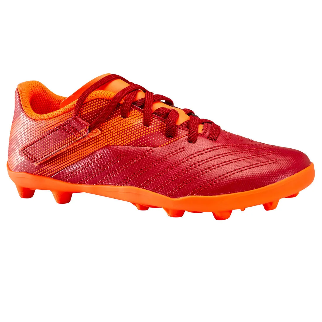 Kids' Dry Pitch Football Boots with Rip-Tabs Agility 140 FG - Blue/Yellow