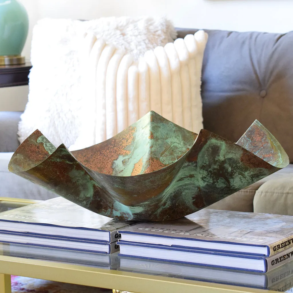 Large Wavy Bowl Verdi