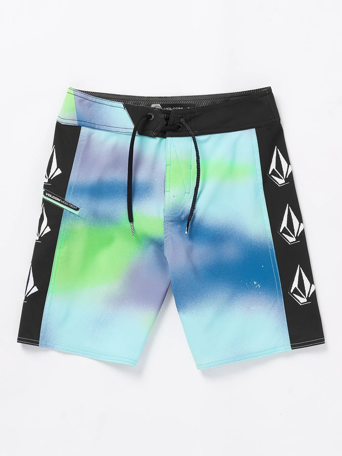 Lido Iconic Mod Boardshort - ELECTRIC GREEN - (KIDS)