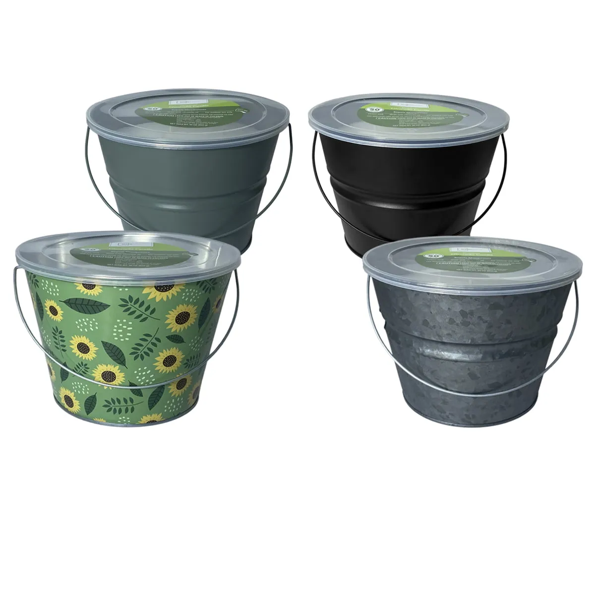 Mainstays 30oz Outdoor Citronella Candle, Matte Black