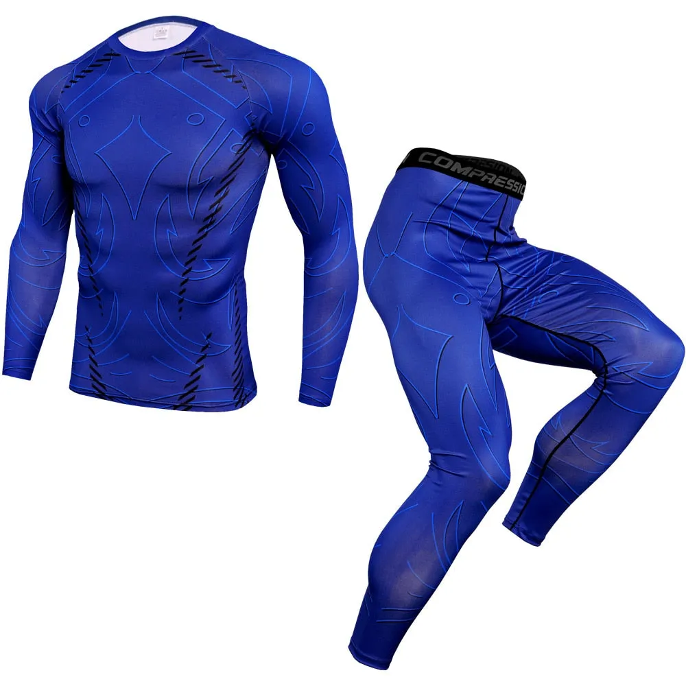 Men Running Compression Sets