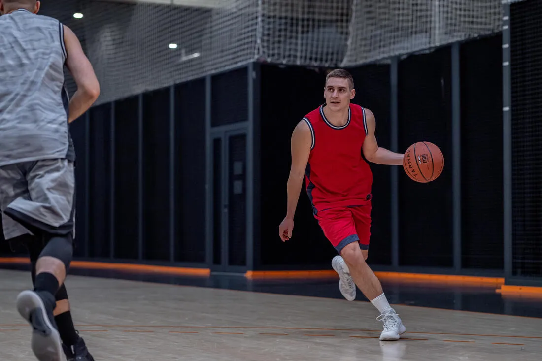 Men's Reversible Sleeveless Basketball Jersey T500R