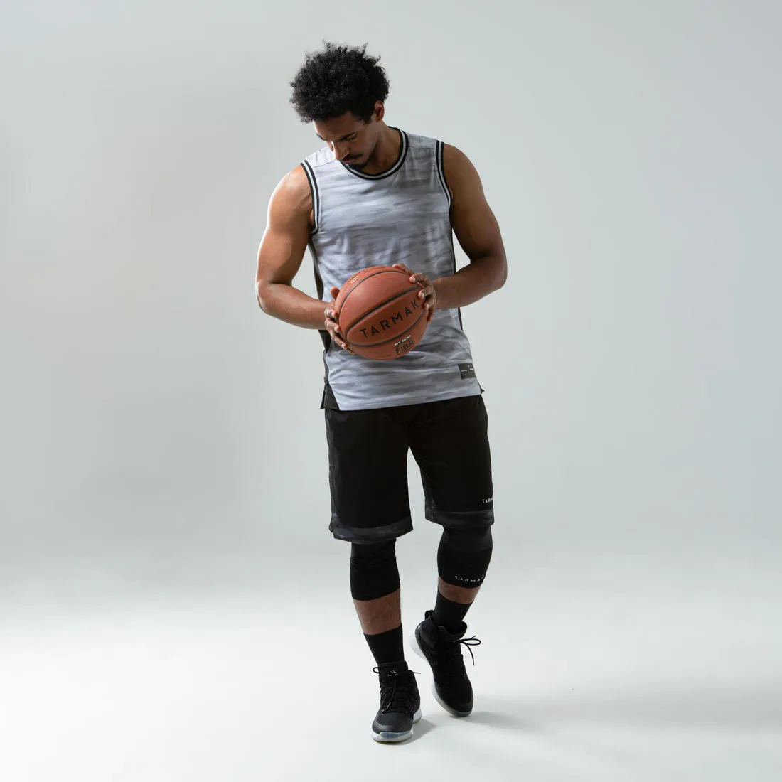 Men's Reversible Sleeveless Basketball Jersey T500R