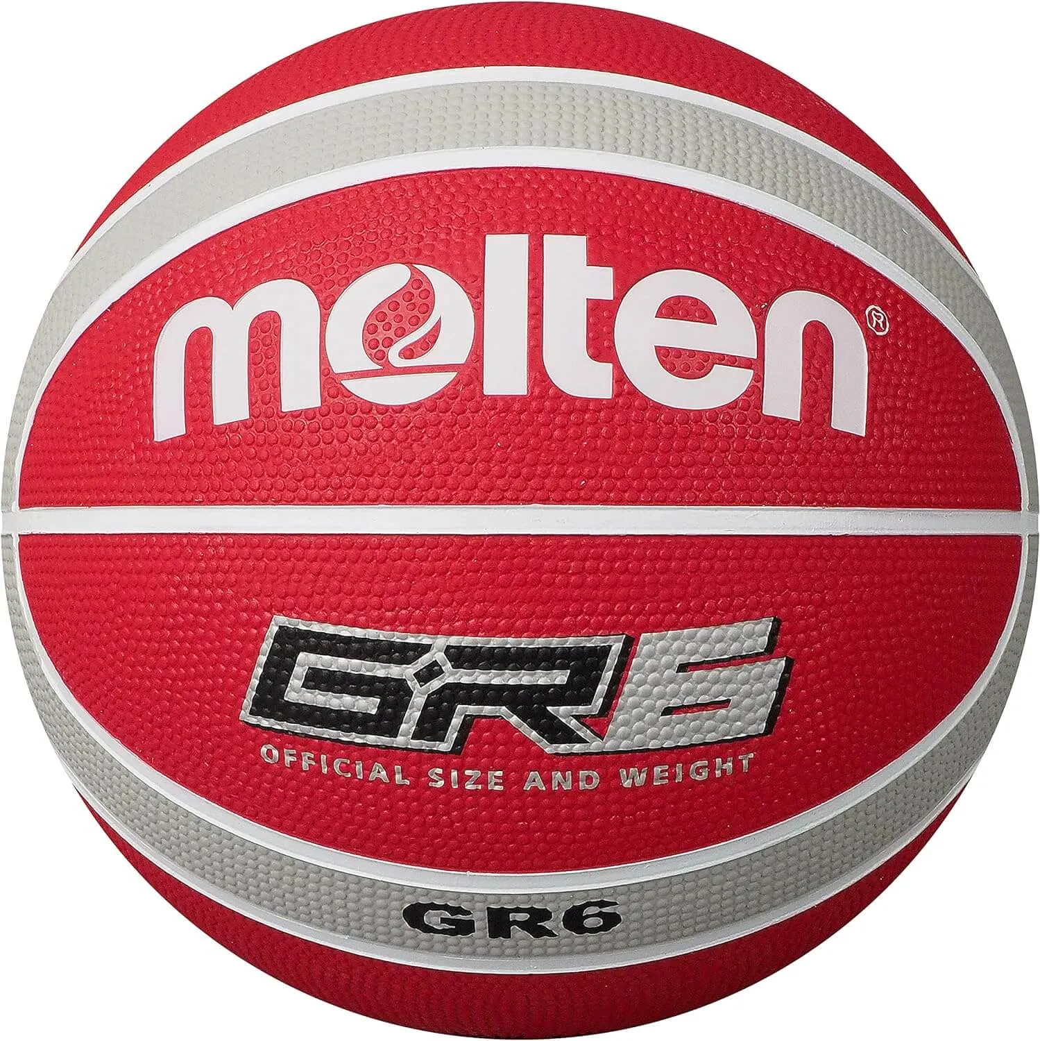 Molten BGR Basketball - Red/Silver