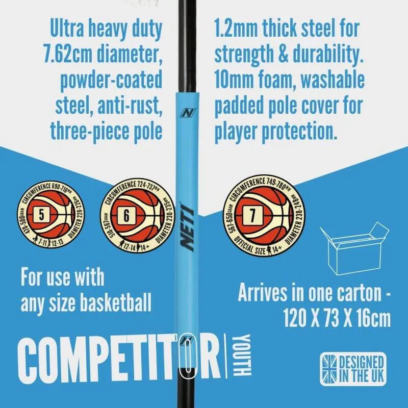 NET1 Competitor Basketball Hoop