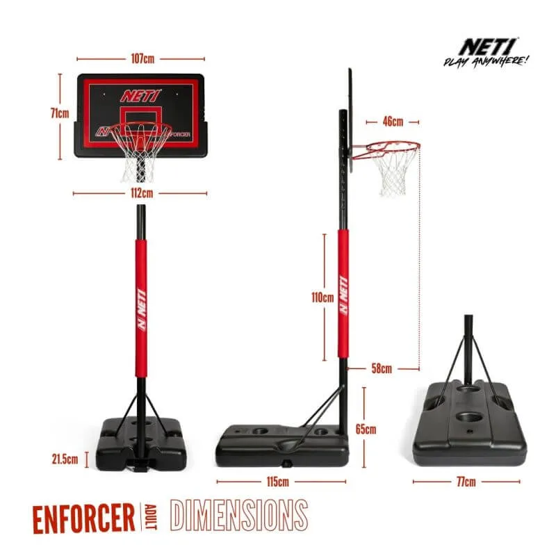 NET1 Enforcer Basketball Hoop