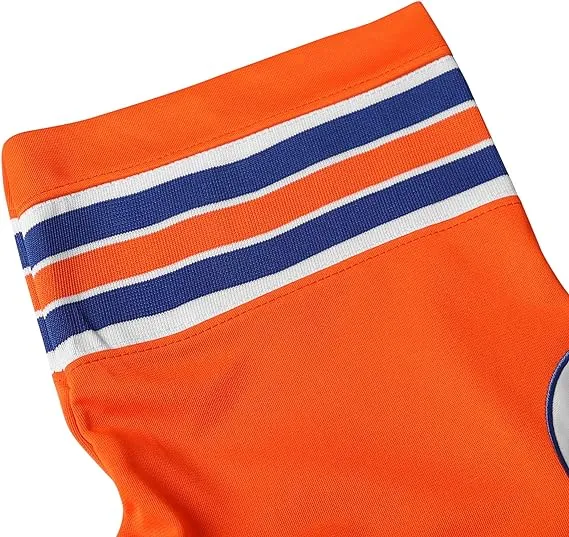NEW MESOSPERO Bobby Boucher Football Jersey 9 The Waterboy Adam Sandler Mud Dogs Bourbon Bowl Movie Jersey White Orange, Sz XL