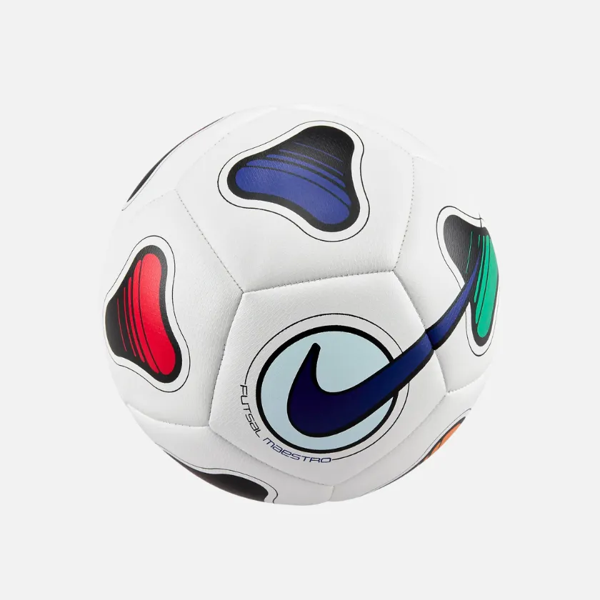 Nike Maestro Football -White/Black/Multi-Colour/Deep Royal Blue