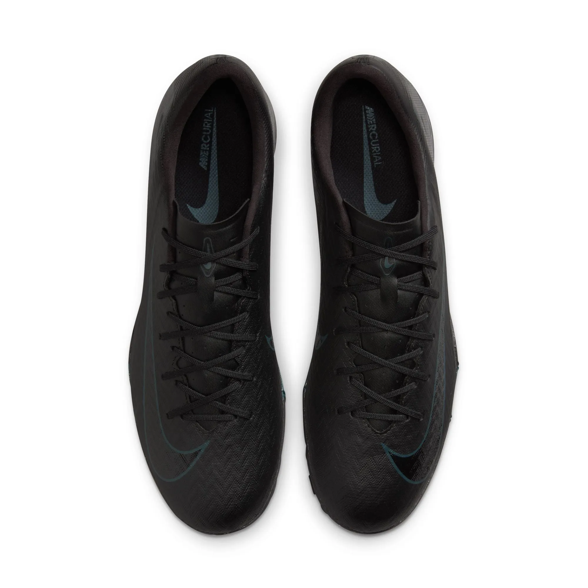 Nike Mercurial Vapor 16 Academy TF Turf Soccer Shoes - Black/Black-Deep Jungle
