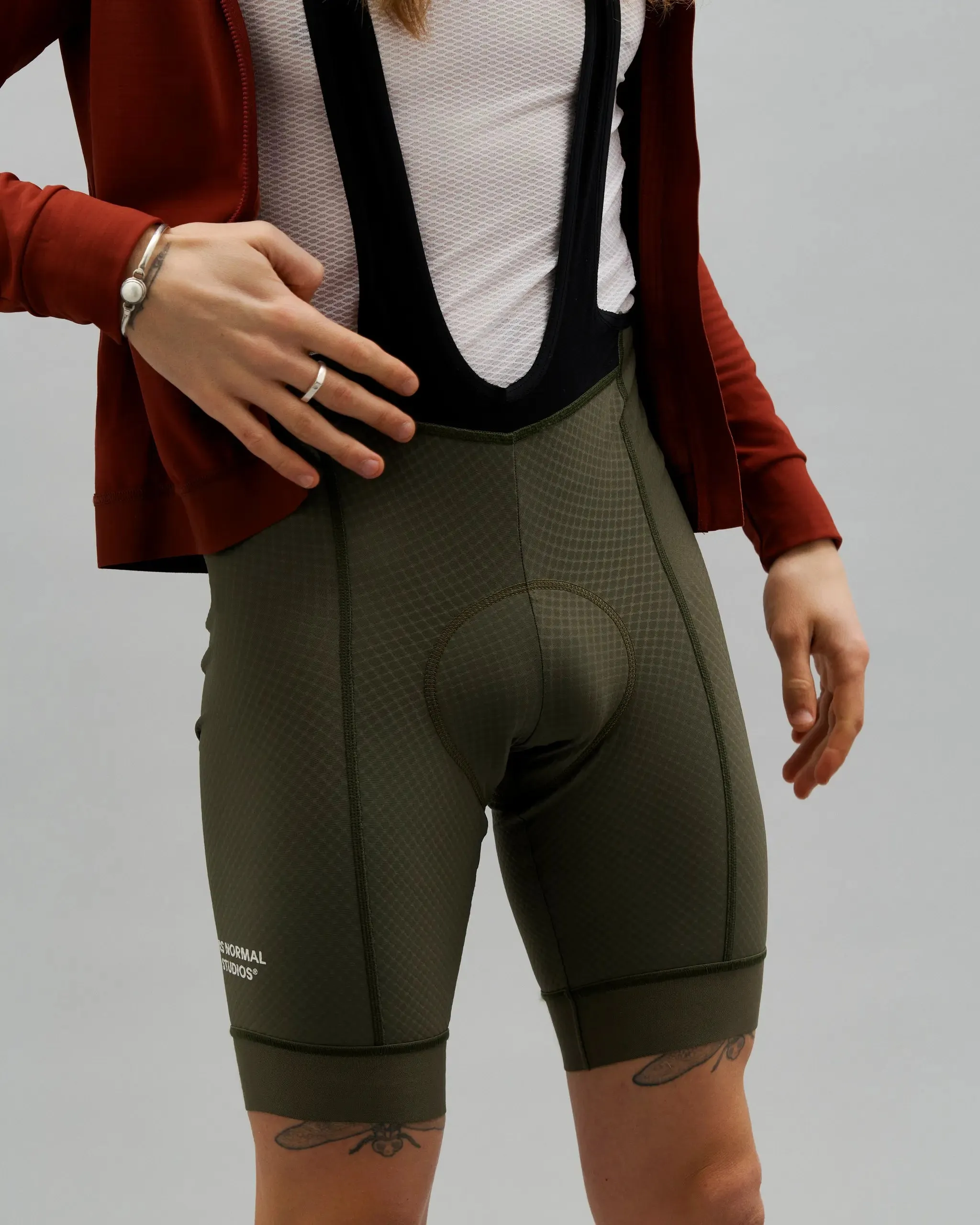 Pas Normal Studios - Essential Bibs - Olive Green