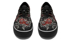 Pattern Rose Classic Shoes