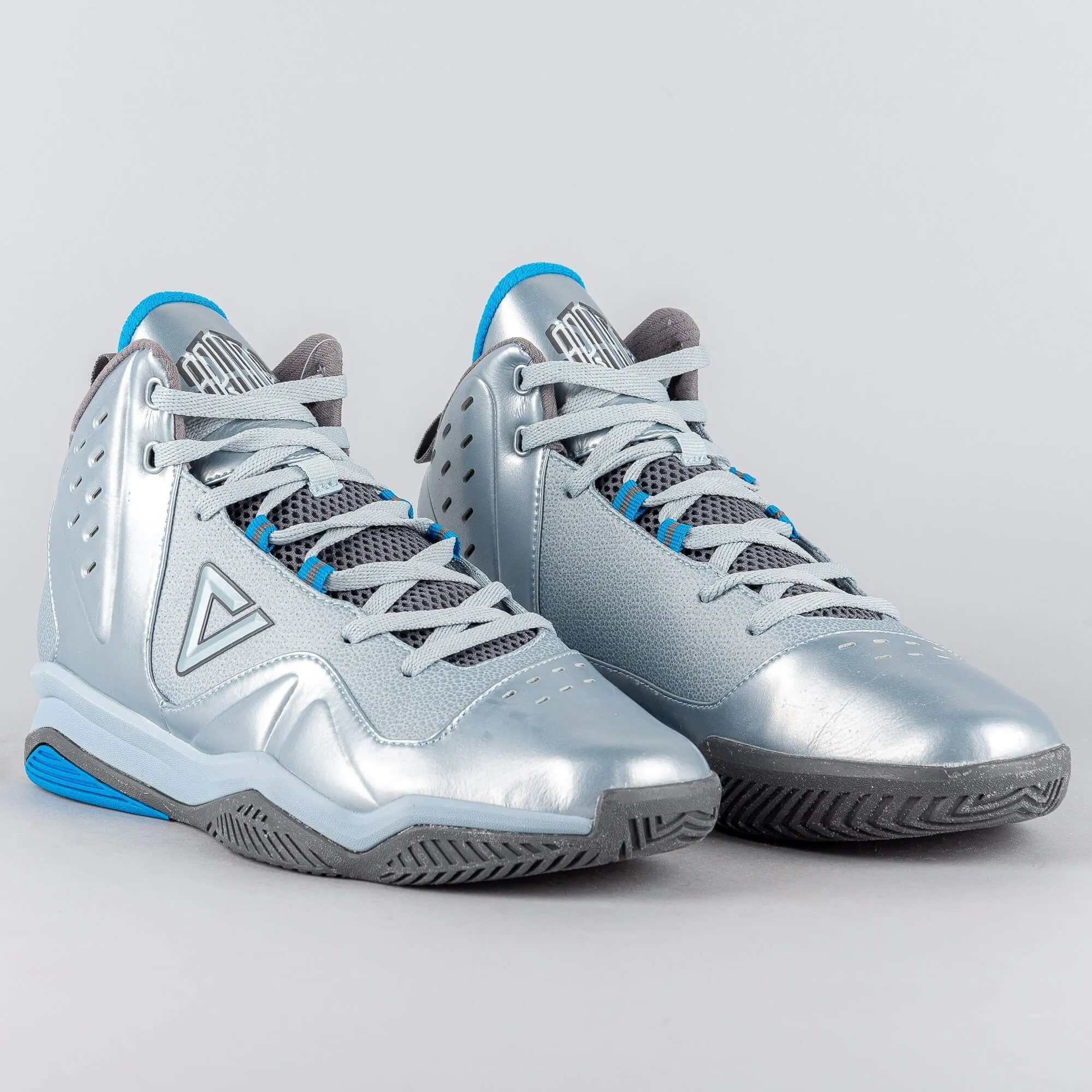 Peak Basketball Shoes Armor III Metallic Blue