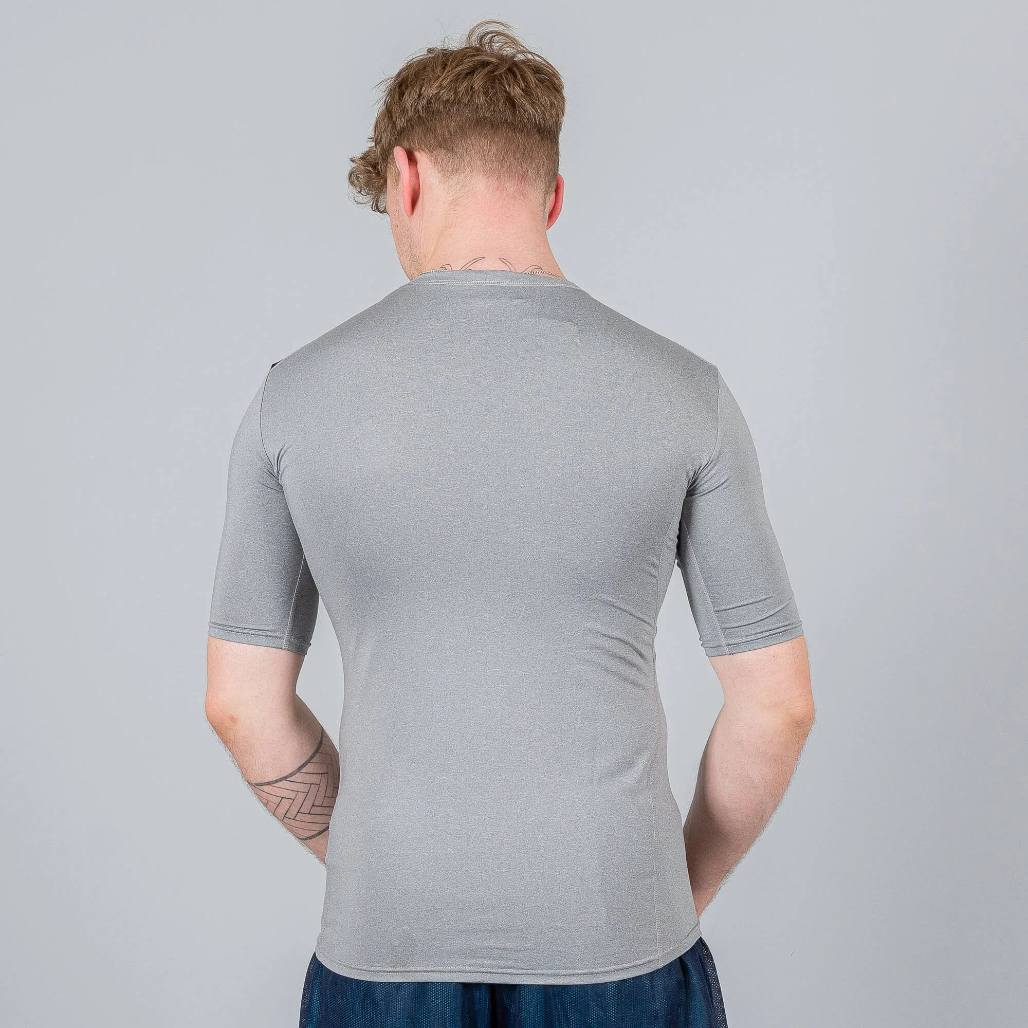 PEAK BASKETBALL TRAINING SERIES ROUND NECK T-SHIRT LT.MELANGE GREY