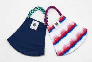 Pom Masks by Pomchies - Liberty Tie Dye / Solid Navy