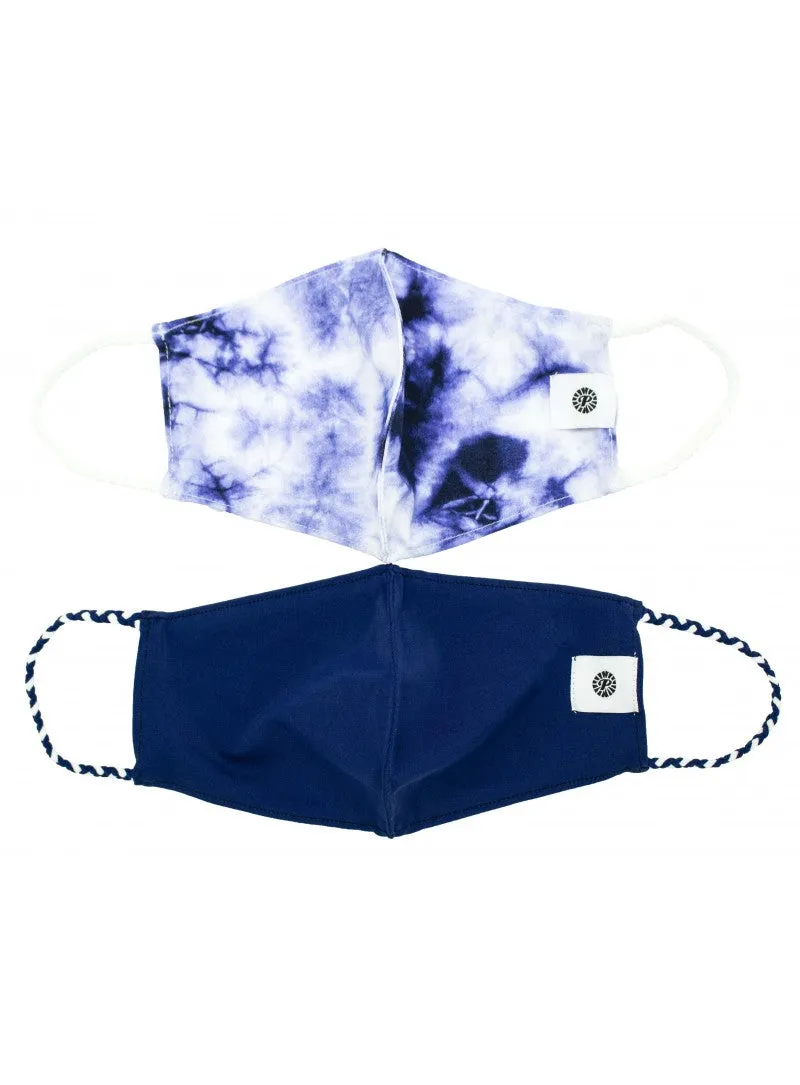 Pomchies Indigo Tie Dye Mask 2 pk