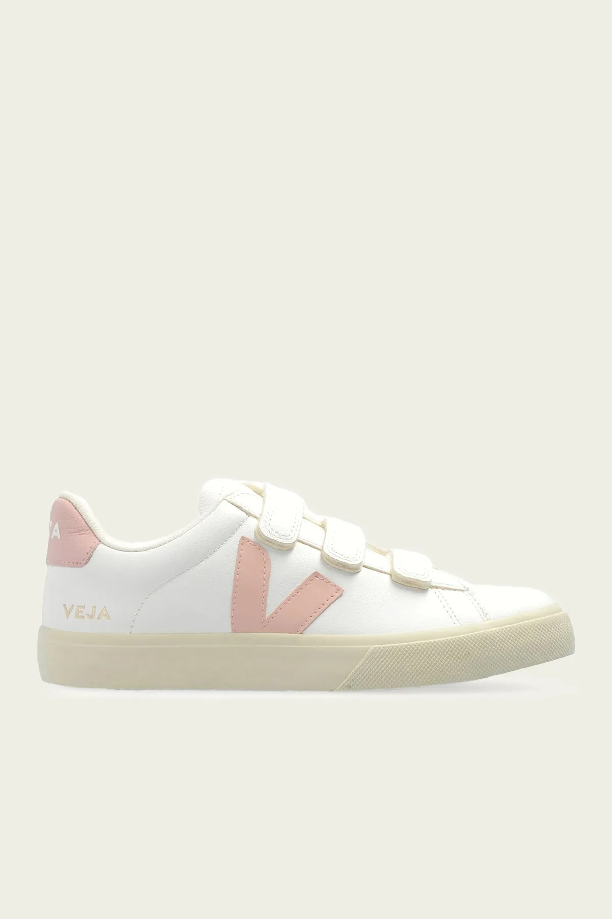 Recife Chromefree Leather Sneaker in White Petale