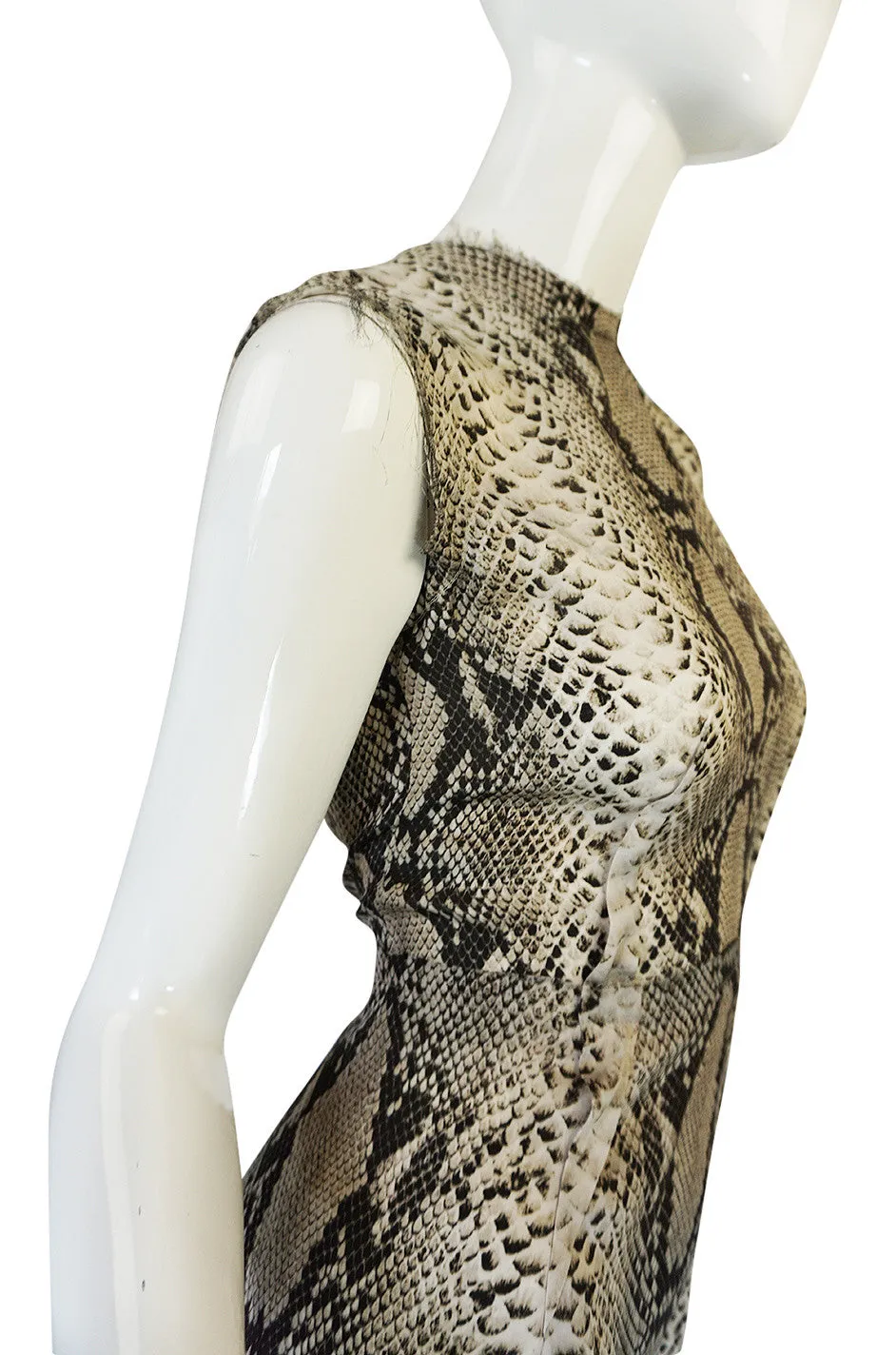 Resort 2011 Snakeskin Print Lanvin Silk Shift Dress