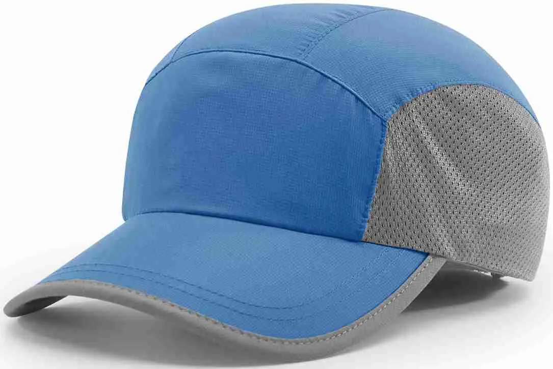 Richardson Mesh Panel Running Cap Royal Charcoal