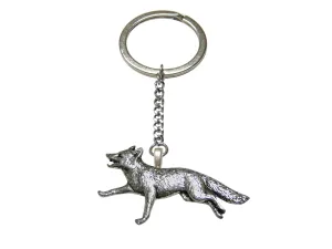 Running Fox Keychain
