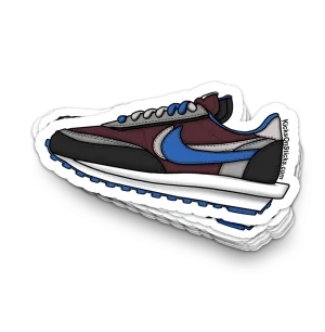 Sacai Waffle "Undercover Maroon Royal" Sneaker Sticker