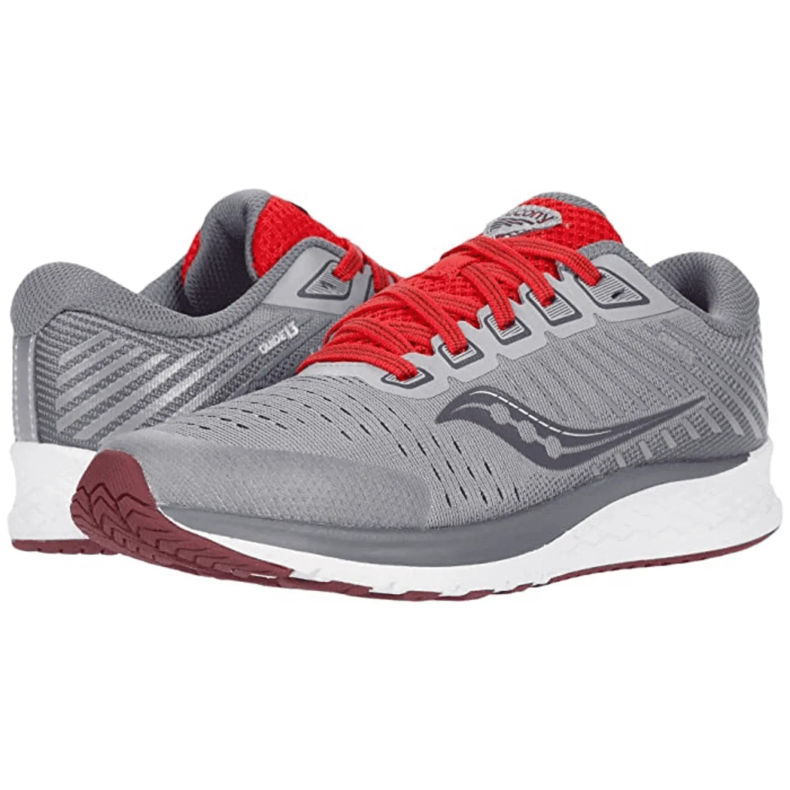 Saucony Kid's Guide 13 Shoes - Alloy/Red