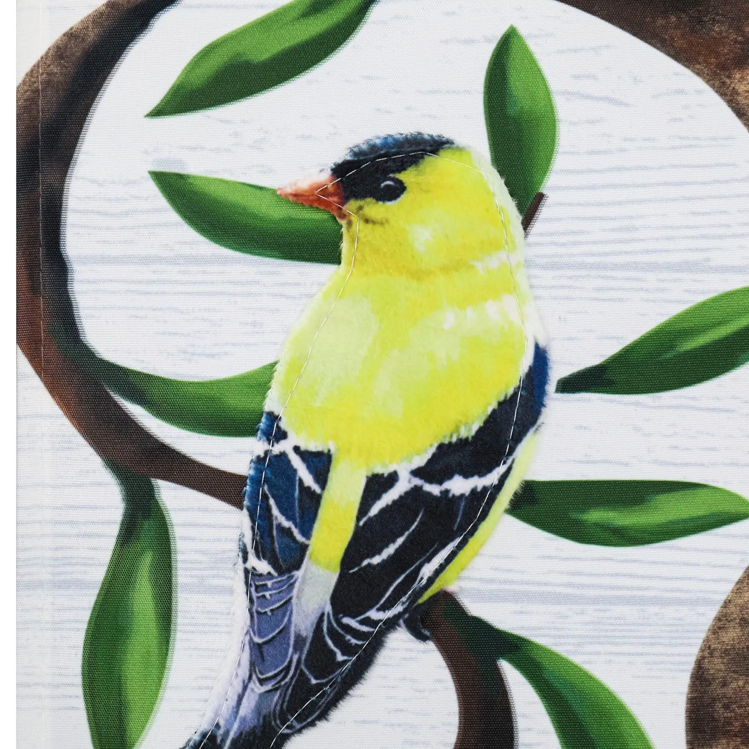 Songbirds in Tree of Life Trelis Garden Applique Flag,169262sa