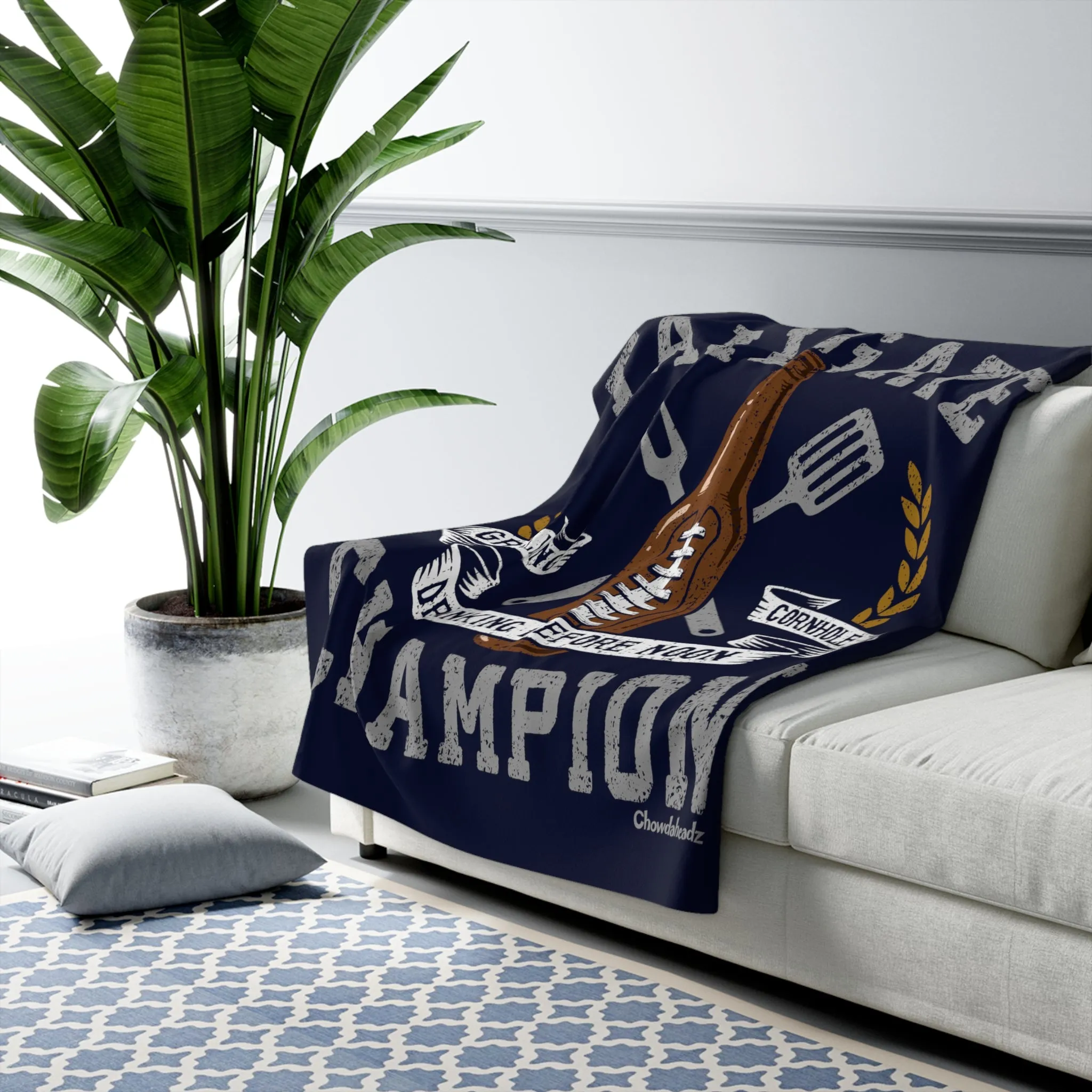 Tailgate Champion Sherpa Fleece Blanket