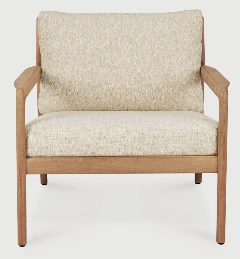 Teak Jack Outdoor Lounge Chair - Natural