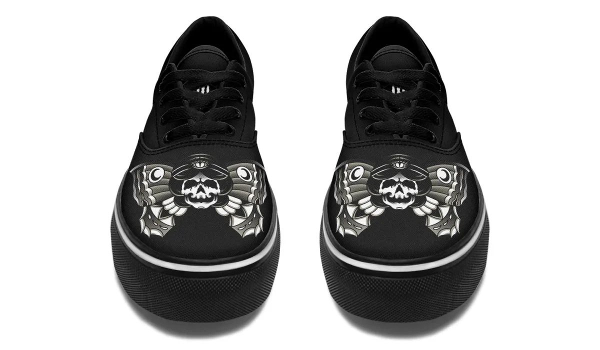 Undead Butterfly Girl Classic Shoes