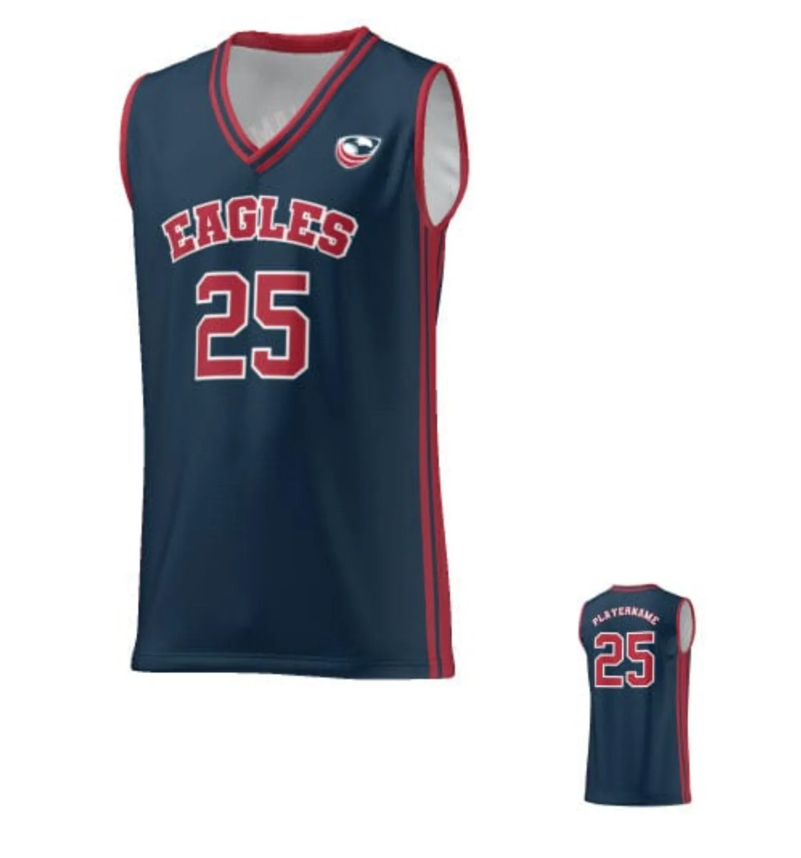 USA Rugby Basketball Jersey