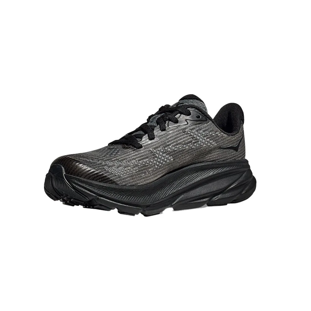 Youth Clifton 9 (Black/Carbon Black)